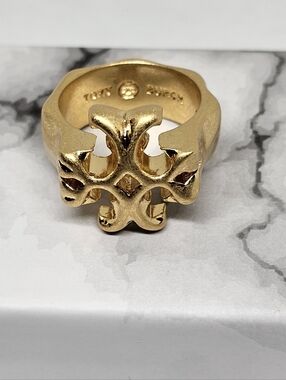 Tory Burch Icon Double T Ring